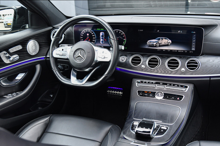 Mercedes-Benz E-Klasse 300 e AMG Night Ed, Luchtvering, Memory, Burmester, HUD, 360, Keyless, ACC!