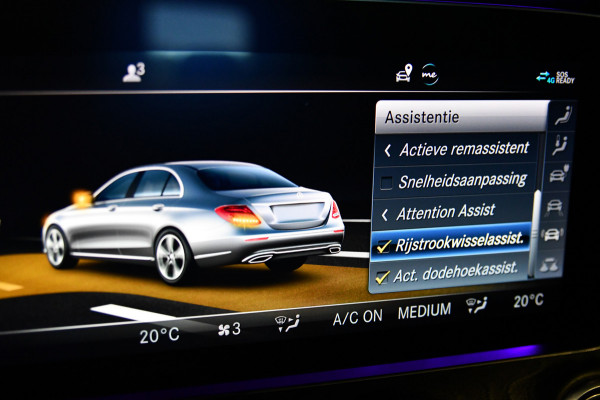Mercedes-Benz E-Klasse 300 e AMG Night Ed, Luchtvering, Memory, Burmester, HUD, 360, Keyless, ACC!