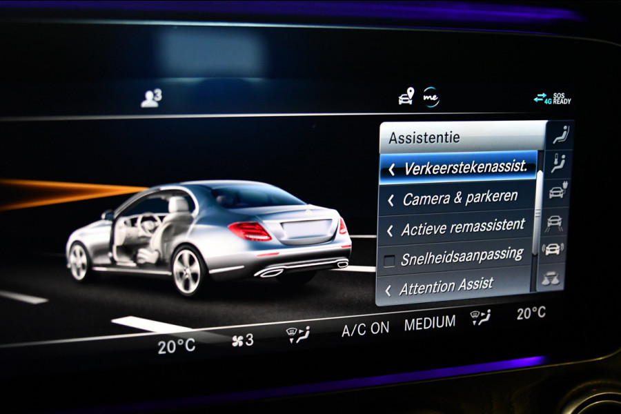 Mercedes-Benz E-Klasse 300 e AMG Night Ed, Luchtvering, Memory, Burmester, HUD, 360, Keyless, ACC!
