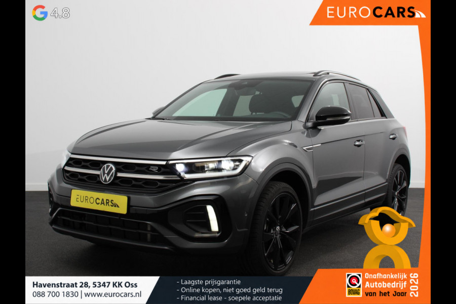 Volkswagen T-Roc 1.5 TSI DSG R-Line + Design pakket Black Automaat Climate control Stoelverwarming Stuurverwarming Parkeersensoren LED Adaptieve cruise control Camera Panorama dak Navigatie Apple Carplay/Android Auto Climate control