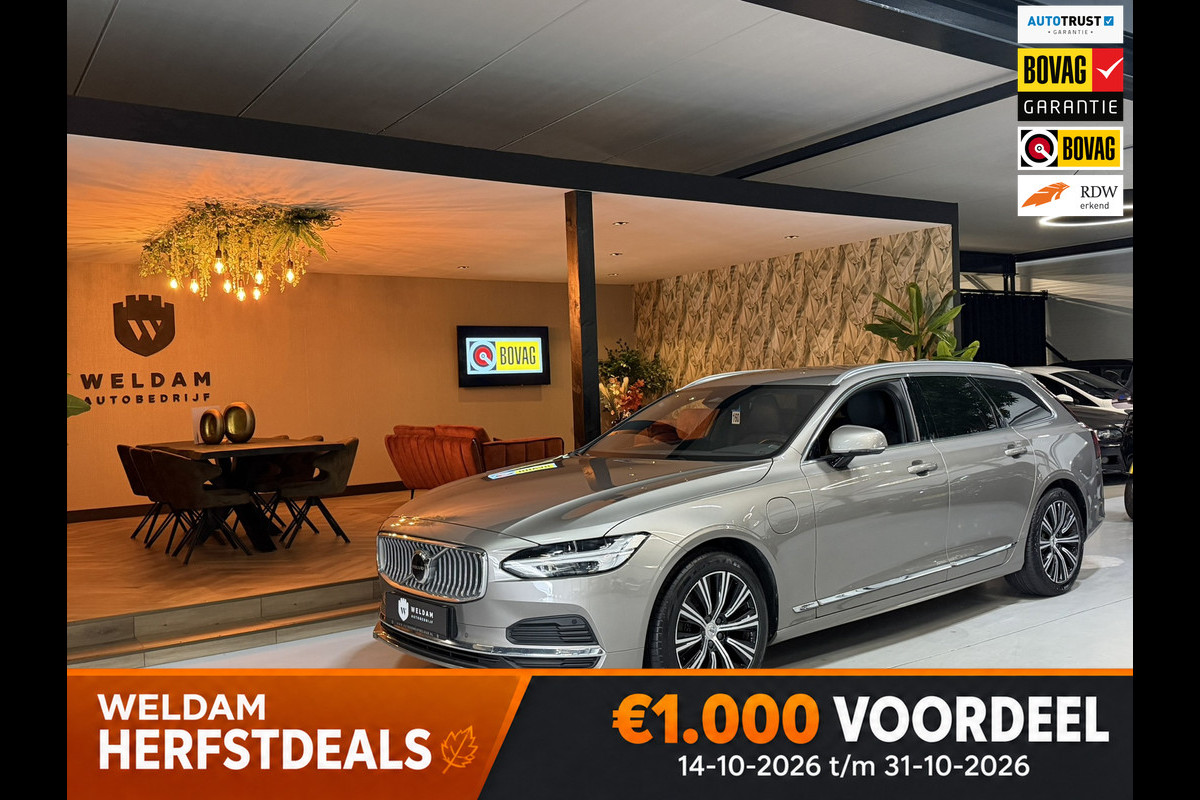 Volvo V90 2.0 T6 AWD Inscription Garantie|SOH 92%|340PK|ACC|LaneAssist|Luxe|Camera|Elektr.Trekhaak|Garantie|Rijklaar