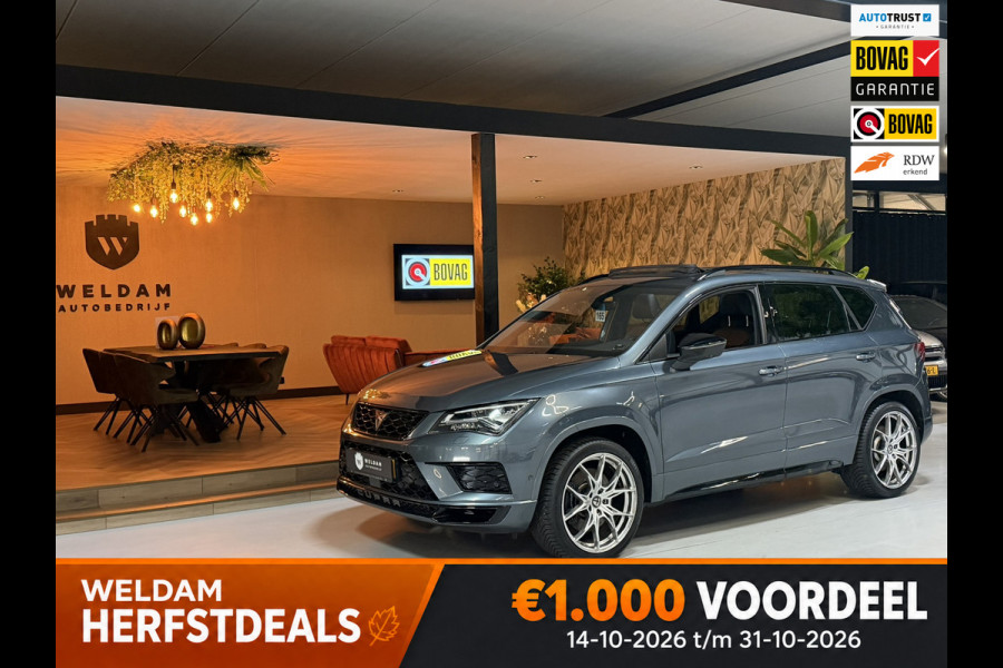 CUPRA Ateca 2.0 TSI 4DRIVE|Garantie|Pano|Leder/Alcantara|ACC|Lane|Beats|Camera|Dodehoek|Virtual Cockpit|19”|Rijklaar