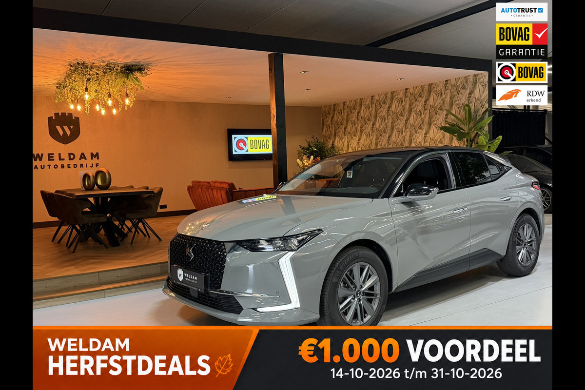 DS DS 4 E-Tense 220PK SOH 95% |Trekhaak|Plug-in Hybrid|Trekhaak|CarPlay|Leder|ADAS|Garantie|Rijklaar
