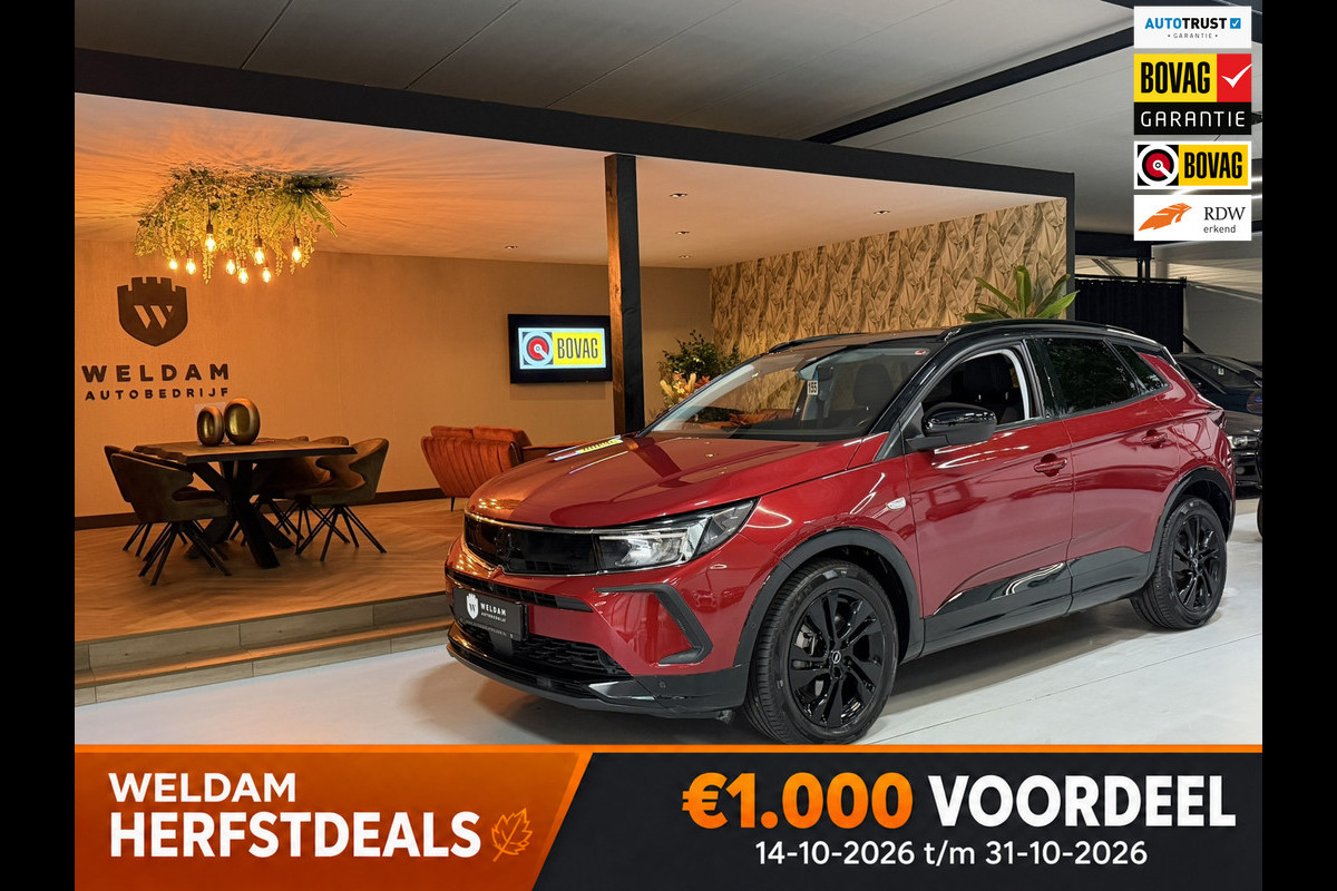 Opel Grandland 1.6 Turbo Plug-In Hybrid GS Line 224PK garantie|ACC Autopilot|360°|Stuur verwarming |Dodehoek|LED|Navi|Rijklaar