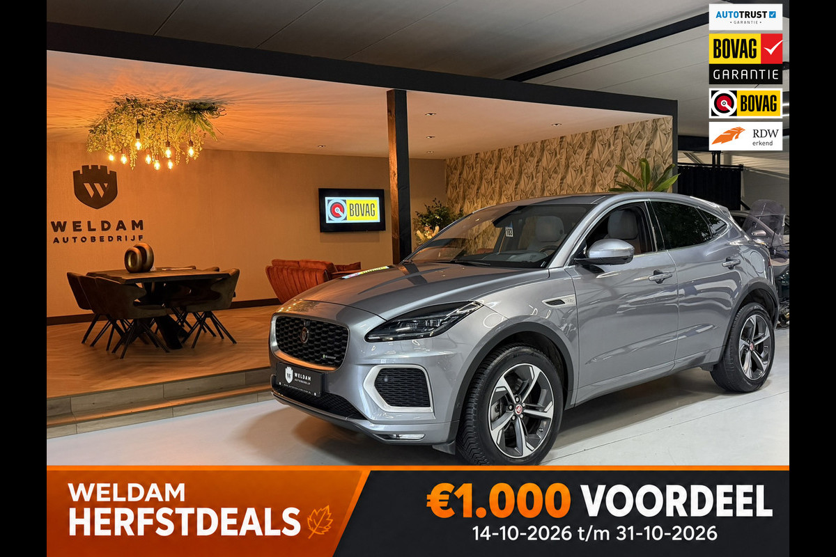 Jaguar E-Pace 1.5 P300e AWD R-Dynamic SE AWD 309PK 93%SOH Garantie|Pano|360°|Leder|Memory|CarPlay|Rijklaar