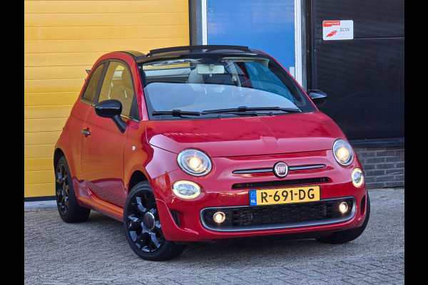 Fiat 500 1.2 Cabrio SPORT / Airco / Elek Ramen / Sportstoelen / Allu Velgen / TOPSTAAT