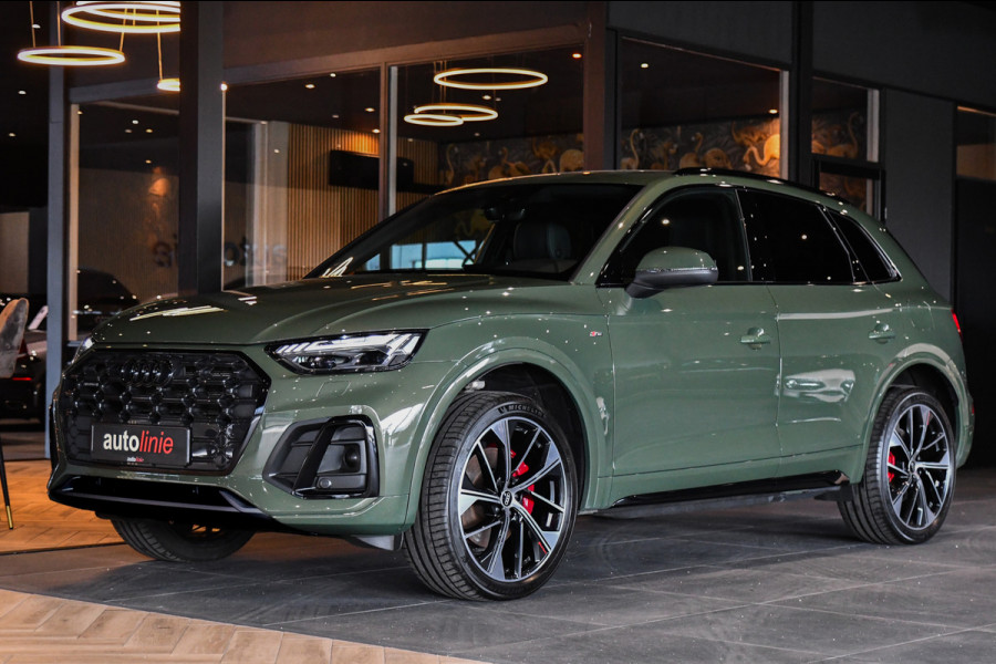 Audi Q5 55 TFSI e S edition Comp., RS Stoelen, Matrix, Trekhaak, Keyless, ACC, Carplay, 21"!