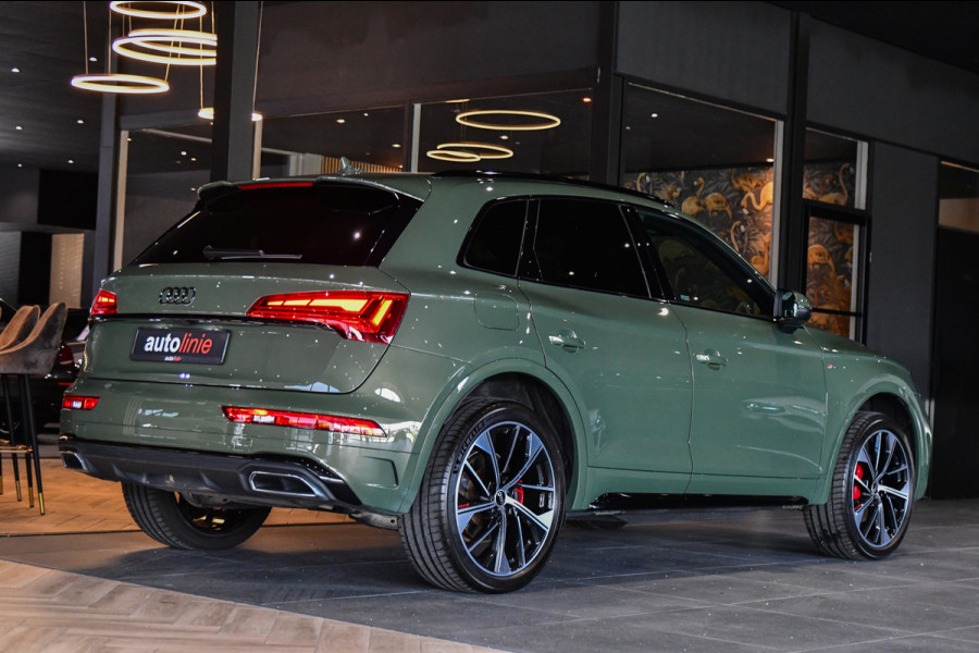 Audi Q5 55 TFSI e S edition Comp., RS Stoelen, Matrix, Trekhaak, Keyless, ACC, Carplay, 21"!