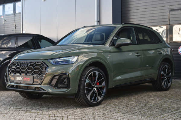 Audi Q5 55 TFSI e S edition Comp., RS Stoelen, Matrix, Trekhaak, Keyless, ACC, Carplay, 21"!