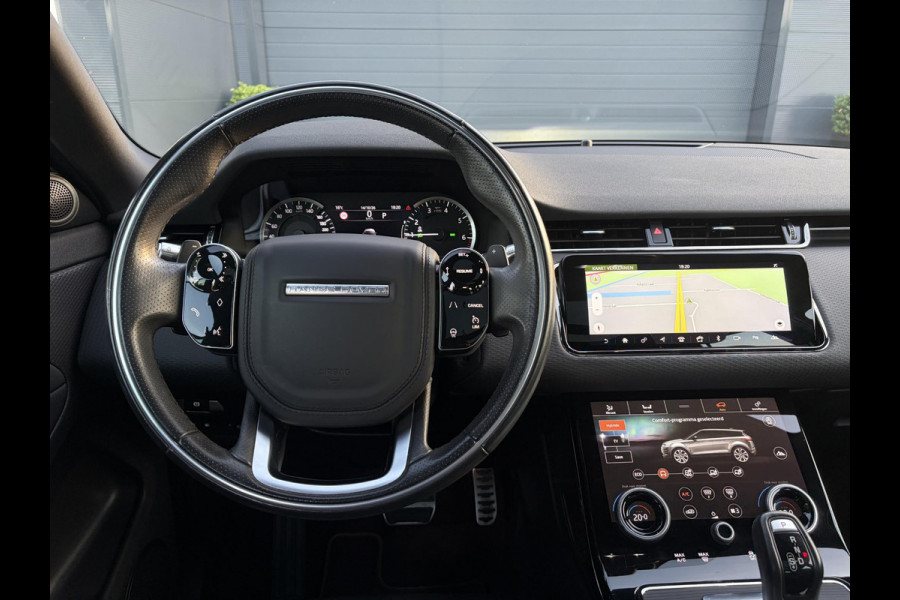 Land Rover Range Rover Evoque 1.5 P300e AWD R-Dynamic HSE ✓2e Eigenaar✓Carplay✓Camera✓Navi✓Pano✓Leder✓Stoelverw-Stuurverw✓Clima✓Cruise✓Pdc V+A✓309pk✓Lm velgen✓Bj 11-2020✓N.A.P✓Apk tot 12-2028