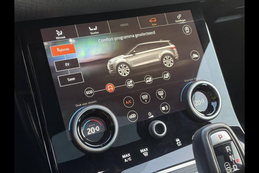 Land Rover Range Rover Evoque 1.5 P300e AWD R-Dynamic HSE ✓2e Eigenaar✓Carplay✓Camera✓Navi✓Pano✓Leder✓Stoelverw-Stuurverw✓Clima✓Cruise✓Pdc V+A✓309pk✓Lm velgen✓Bj 11-2020✓N.A.P✓Apk tot 12-2028