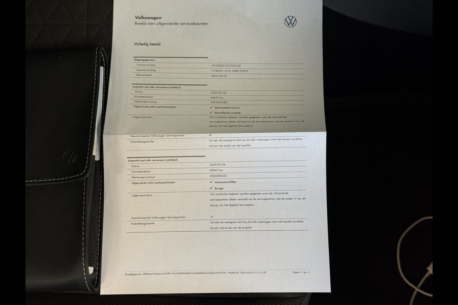 Volkswagen T-Cross 1.0 TSI DSG Style | Navi | Dode hoek | Stoelverwarming | PDC V+A | 100% Volkswagen Onderhouden!