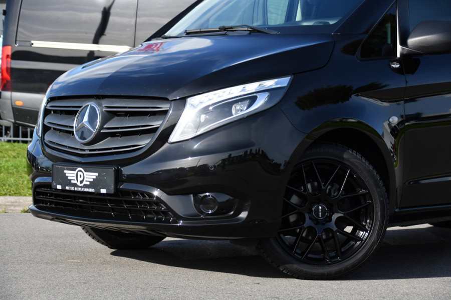 Mercedes-Benz Vito 116 CDI L2 Black Edition Camera, Cruise, Carplay, Automaat, LED, Clima, Multimedia, 164pk, Sensoren, Uniek!