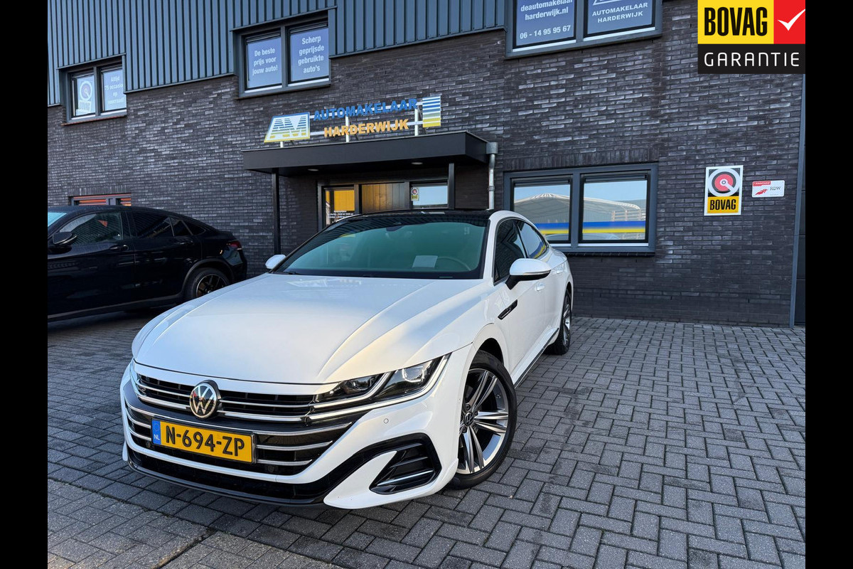 Volkswagen Arteon 2.0 TDI R-Line Business+ | 1E EIGENAAR | 3/6/12MND GARANTIE | AUTOMAAT | PANO | ACC | LED | STANDKACHEL | DAB | CARPLAY | LEDER | MEMORY