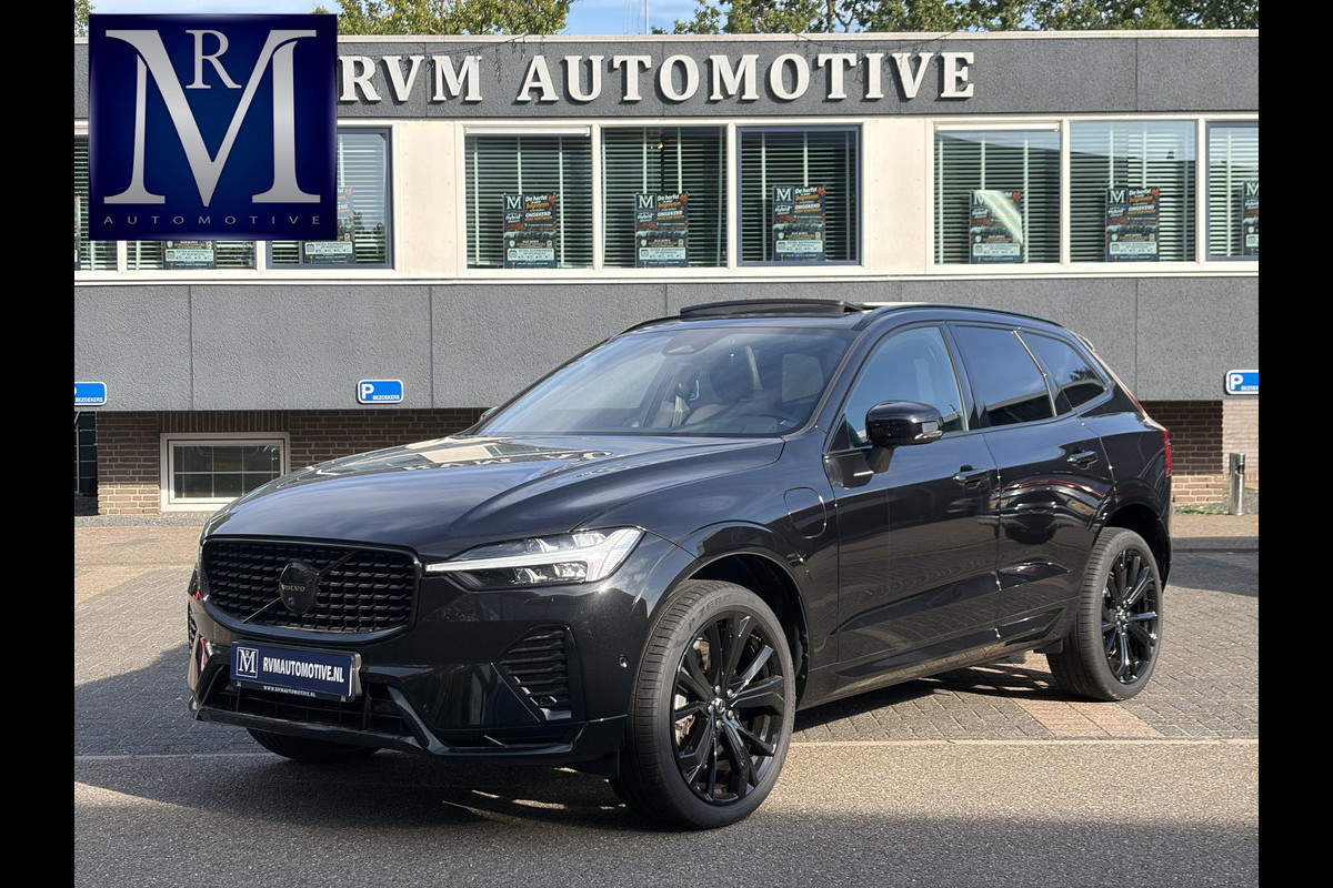 Volvo XC60 2.0 T8 Plug-in hybrid AWD Plus Black Edition FULL OPTIONS| ELEK. TREKHAAK| LUCHTVERING!| PANO| BOWERS EN WILKINS| MEMORY STOELEN| 360 CAMERA| STOEL + STUURVERWARMING| ACHTERBANK VERWARMD|
