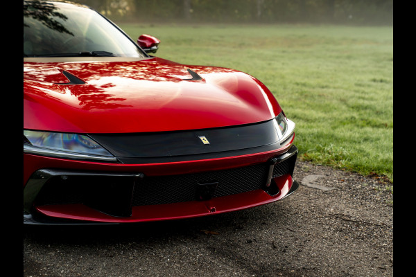Ferrari 12Cilindri 6.5 V12 | Airbrushed shields | Full carbon | Rosso Magma
