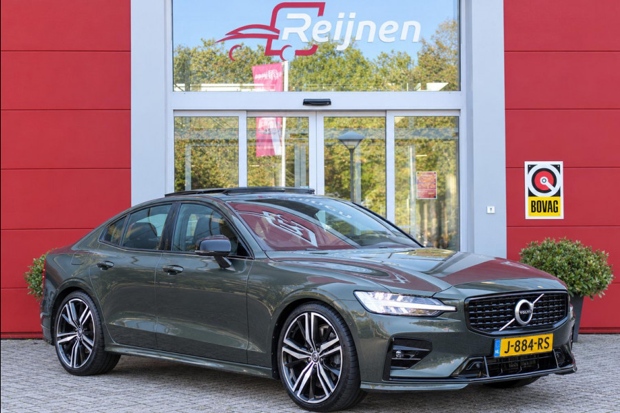 Volvo S60 2.0 B5 250PK AUTOMAAT R-DESIGN 20'' | PANORAMISCH SCHUIF/KANTELDAK | PREMIUM AUDIO BY HARMAN KARDON | 20" 5-TRIPPLE SPAAKS BLACK/DIAMAND CUT LICHTMETALEN VELGEN | BLINDSPOT INFOMATION SYSTEM (BLIS) | VERWARMDE VOORRUIT |VERWARMDE AQUABLADE RUITENWISSERBLADEN | PILOT ASSIST | APPLE CARPLAY / ANDROID AUTO | DODEHOEKDETECTIE |  ADAPTIEVE CRUISECONTROL | R-DESIGN BEKLEDING MET NAPPA LEDER I.C.M. OPEN GRID TEXTIEL | ELEKTRISCH VERSTELBARE CONTOUR STOELEN (SPORTSTOELEN) MET GEHEUGEN OP BEIDE VOORSTOELEN (POWERSEATS) |VERWARMDE VOORSTOELEN EN ACHTERBANK | VERWARMD STUURWIEL |