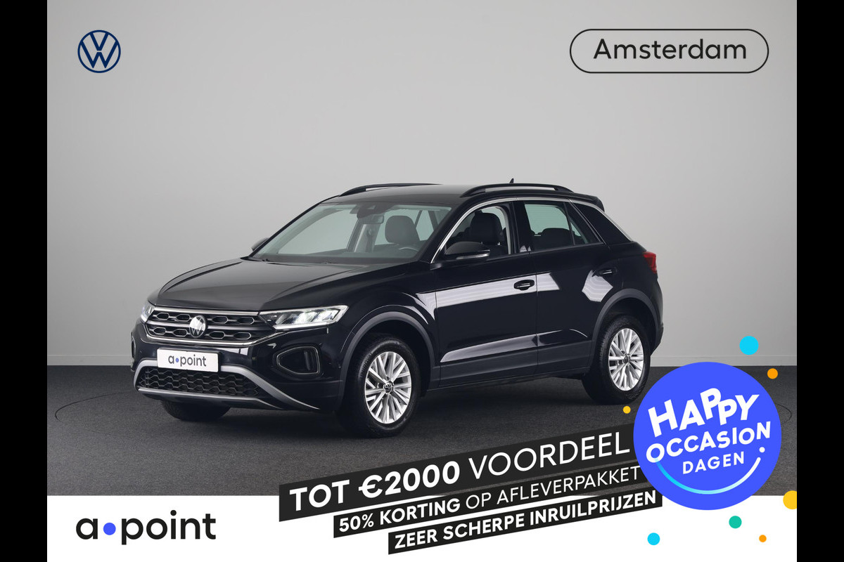 Volkswagen T-Roc 1.0 TSI Life 110 pk | Navigatie | Parkeersensoren (Park assist) | Achteruitrijcamera | Adaptieve cruise control | Stoelverwarming | LED koplampen | Apple carplay / Android auto |