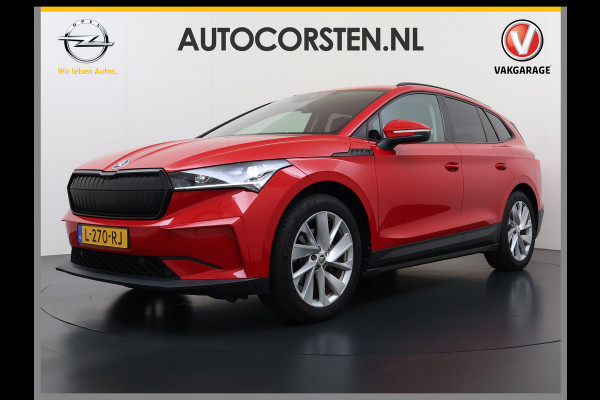 Škoda ENYAQ iV 60 SOH 92% Adap.Cruise 360°Camera Stuur+Achterbank+Stoel Verwarming Elek.Stoel+Memory 3-Zone Ecc Elek.Achterklep Apple Carplay A Assistentie+Climate+Comfort plus 2+Parkeer+Sport+Licht-pakket Privacy Glas Lmv 20" DAB P-Assist 1e Eigenaar Dealeronderhouden Origineel Nederlandse Auto