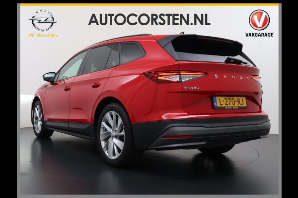 Škoda ENYAQ iV 60 SOH 92% Adap.Cruise 360°Camera Stuur+Achterbank+Stoel Verwarming Elek.Stoel+Memory 3-Zone Ecc Elek.Achterklep Apple Carplay A Assistentie+Climate+Comfort plus 2+Parkeer+Sport+Licht-pakket Privacy Glas Lmv 20" DAB P-Assist 1e Eigenaar Dealeronderhouden Origineel Nederlandse Auto