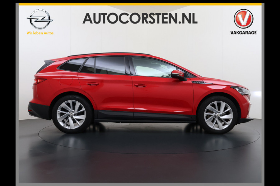 Škoda ENYAQ iV 60 SOH 92% Adap.Cruise 360°Camera Stuur+Achterbank+Stoel Verwarming Elek.Stoel+Memory 3-Zone Ecc Elek.Achterklep Apple Carplay A Assistentie+Climate+Comfort plus 2+Parkeer+Sport+Licht-pakket Privacy Glas Lmv 20" DAB P-Assist 1e Eigenaar Dealeronderhouden Origineel Nederlandse Auto