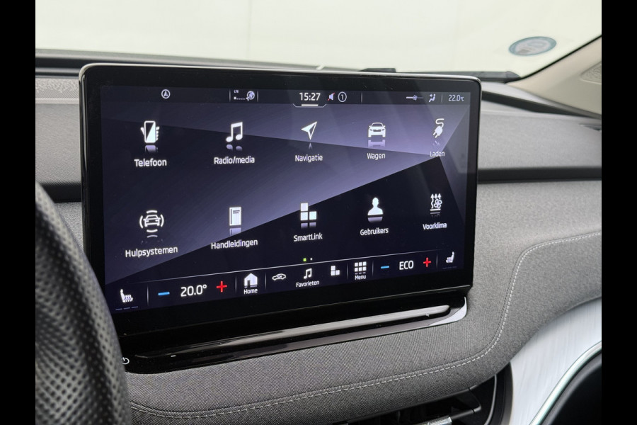 Škoda ENYAQ iV 60 SOH 92% Adap.Cruise 360°Camera Stuur+Achterbank+Stoel Verwarming Elek.Stoel+Memory 3-Zone Ecc Elek.Achterklep Apple Carplay A Assistentie+Climate+Comfort plus 2+Parkeer+Sport+Licht-pakket Privacy Glas Lmv 20" DAB P-Assist 1e Eigenaar Dealeronderhouden Origineel Nederlandse Auto