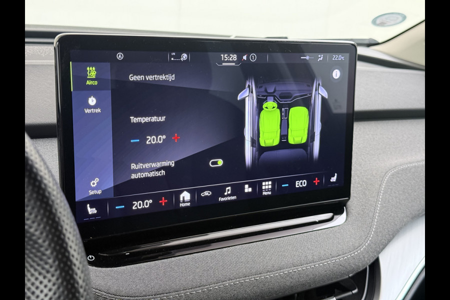 Škoda ENYAQ iV 60 SOH 92% Adap.Cruise 360°Camera Stuur+Achterbank+Stoel Verwarming Elek.Stoel+Memory 3-Zone Ecc Elek.Achterklep Apple Carplay A Assistentie+Climate+Comfort plus 2+Parkeer+Sport+Licht-pakket Privacy Glas Lmv 20" DAB P-Assist 1e Eigenaar Dealeronderhouden Origineel Nederlandse Auto