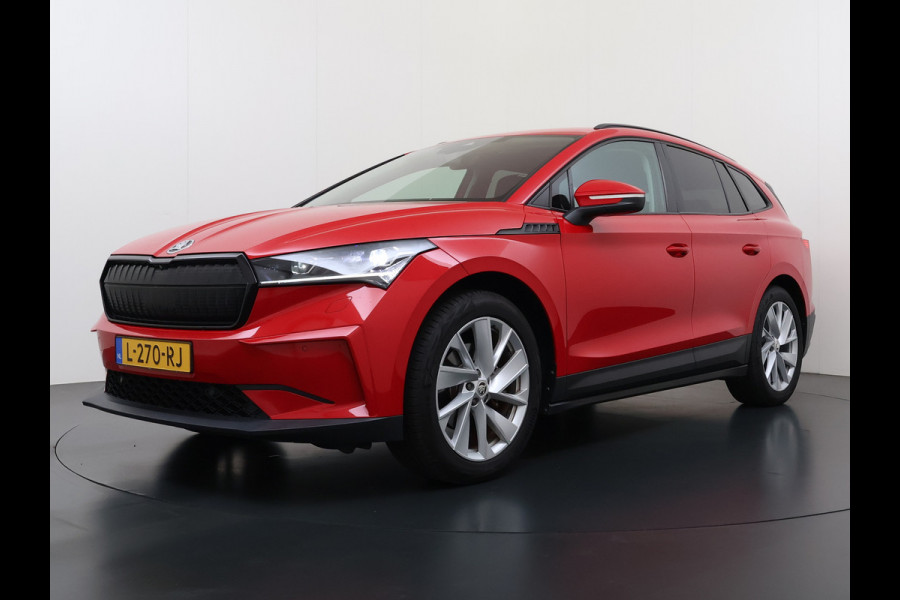 Škoda ENYAQ iV 60 SOH 92% Adap.Cruise 360°Camera Stuur+Achterbank+Stoel Verwarming Elek.Stoel+Memory 3-Zone Ecc Elek.Achterklep Apple Carplay A Assistentie+Climate+Comfort plus 2+Parkeer+Sport+Licht-pakket Privacy Glas Lmv 20" DAB P-Assist 1e Eigenaar Dealeronderhouden Origineel Nederlandse Auto