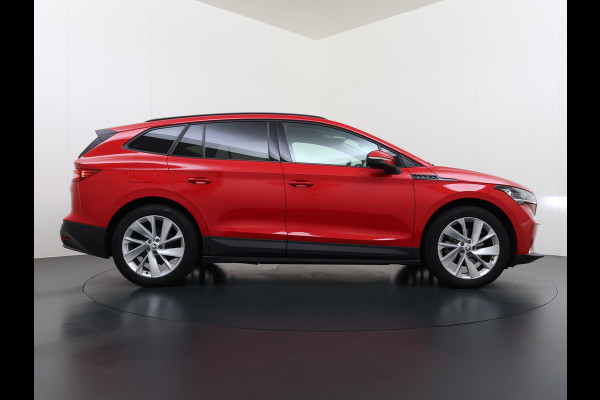 Škoda ENYAQ iV 60 SOH 92% Adap.Cruise 360°Camera Stuur+Achterbank+Stoel Verwarming Elek.Stoel+Memory 3-Zone Ecc Elek.Achterklep Apple Carplay A Assistentie+Climate+Comfort plus 2+Parkeer+Sport+Licht-pakket Privacy Glas Lmv 20" DAB P-Assist 1e Eigenaar Dealeronderhouden Origineel Nederlandse Auto