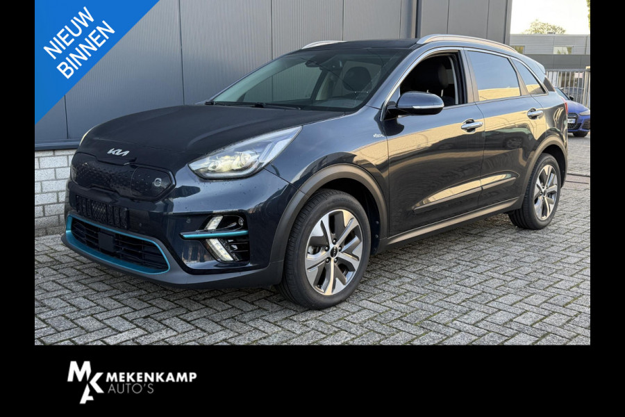 Kia e-Niro ExecutiveLine 64 kWh 17"/SOH 100%/Leder + memory/Schuif-kanteldak/Stuur + stoelverwarming v+a + koeling v/Dodehoek/Keyless/Apple Carplay & Android Auto