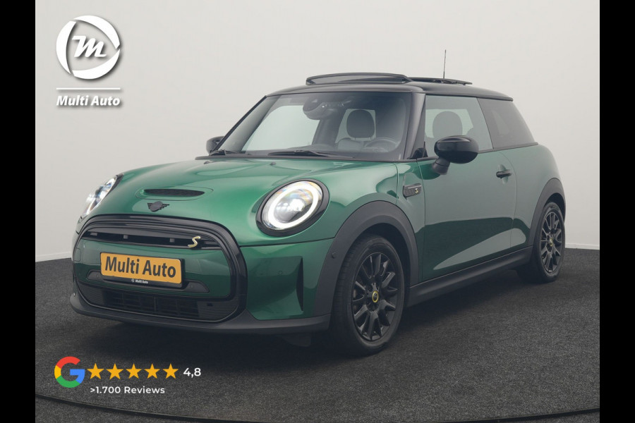 MINI Electric Cooper SE 33 kWh 184pk Dealer O.H. | Panodak | Head Up | Warmtepomp | Camera | Harman / Kardon | Lederen Sportstoelen Verwarmd | Sfeerverlichting | Keyless | Apple Carplay | Navigatie | DAB |