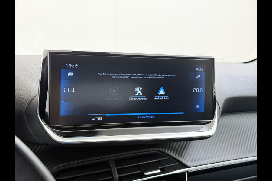 Peugeot 208 5Drs 101PK Automaat GT Pack 3D-Navi 360°Camera Stoelverwarming Apple Carplay Android Auto Ecc Pdc Privacy Glas Lmv Led Isofix DAB Bluetooth Keyless