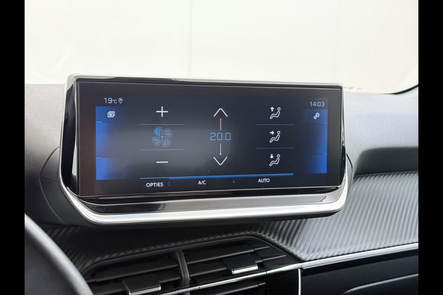 Peugeot 208 5Drs 101PK Automaat GT Pack 3D-Navi 360°Camera Stoelverwarming Apple Carplay Android Auto Ecc Pdc Privacy Glas Lmv Led Isofix DAB Bluetooth Keyless