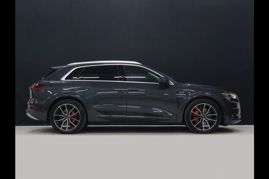 Audi e-tron 55 quattro Business edition Plus 95 kWh [SCHUIFKANTELDAK, APPLE CARPLAY, ANDROID,  ADAPTIVE CRUISE CONTROL, STOELVERWARMING, MEMORY SEATS, DIGITAL DASH, PDC V+A, LEDER, ELEKTRISCHE ACHTERKLEP, NAVIGATIE, CLIMATE CONTROL, NIEUWSTAAT