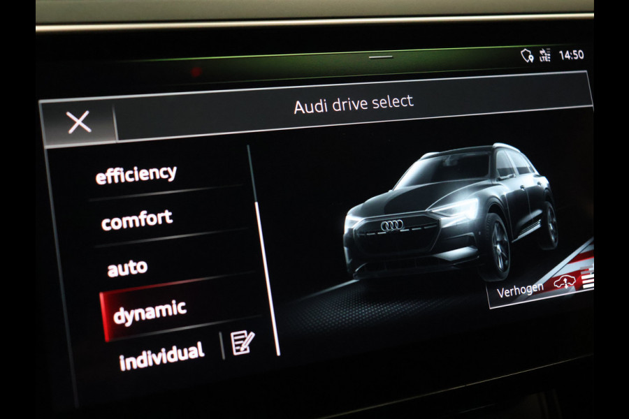 Audi e-tron 55 quattro Business edition Plus 95 kWh [SCHUIFKANTELDAK, APPLE CARPLAY, ANDROID,  ADAPTIVE CRUISE CONTROL, STOELVERWARMING, MEMORY SEATS, DIGITAL DASH, PDC V+A, LEDER, ELEKTRISCHE ACHTERKLEP, NAVIGATIE, CLIMATE CONTROL, NIEUWSTAAT
