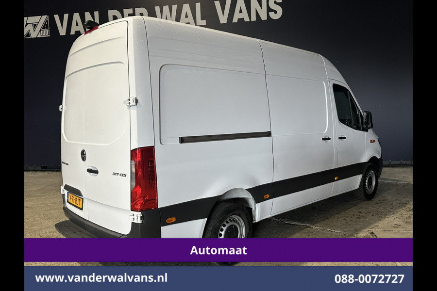 Mercedes-Benz Sprinter 317 CDI 170pk Automaat L2H2 Euro6 Airco | Camera | Navigatie | LED | Cruisecontrol | Chauffeursstoel, Stoelverwarming, 270 Graden Achterdeuren, Parkeersensoren, Bijrijdersbank