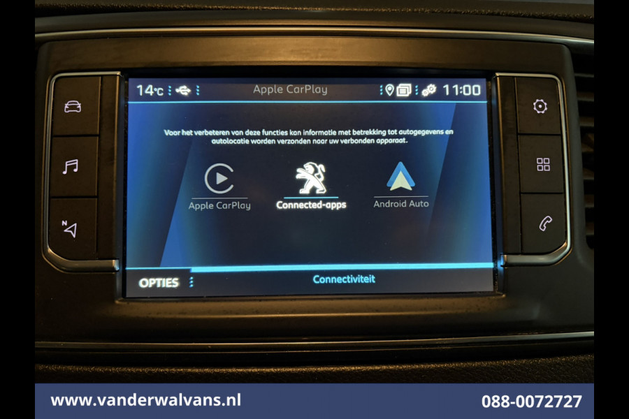 Peugeot Expert 1.5 BlueHDI 120pk L1H1 Euro6 Airco | Camera | Trekhaak | Apple Carplay Cruisecontrol, Android Auto, Parkeersensoren, Bijrijdersbank