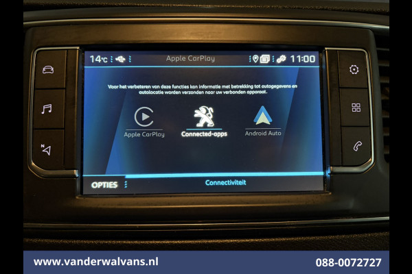 Peugeot Expert 1.5 BlueHDI 120pk L1H1 Euro6 Airco | Camera | Trekhaak | Apple Carplay Cruisecontrol, Android Auto, Parkeersensoren, Bijrijdersbank