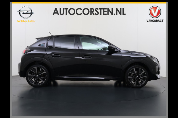 Peugeot e-208 EV GT 350 Panoramadak 360°Camera Navi Ecc Apple Carplay Android Auto Cruise Control Led Pdc Privacy Glas Isofix DAB Bluetooth Lmv 17" Regen-Lichtsensor 1e Eigenaar Origineel Nederlandse Auto