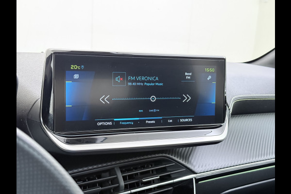 Peugeot e-208 EV GT 350 Panoramadak 360°Camera Navi Ecc Apple Carplay Android Auto Cruise Control Led Pdc Privacy Glas Isofix DAB Bluetooth Lmv 17" Regen-Lichtsensor 1e Eigenaar Origineel Nederlandse Auto