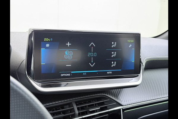 Peugeot e-208 EV GT 350 Panoramadak 360°Camera Navi Ecc Apple Carplay Android Auto Cruise Control Led Pdc Privacy Glas Isofix DAB Bluetooth Lmv 17" Regen-Lichtsensor 1e Eigenaar Origineel Nederlandse Auto