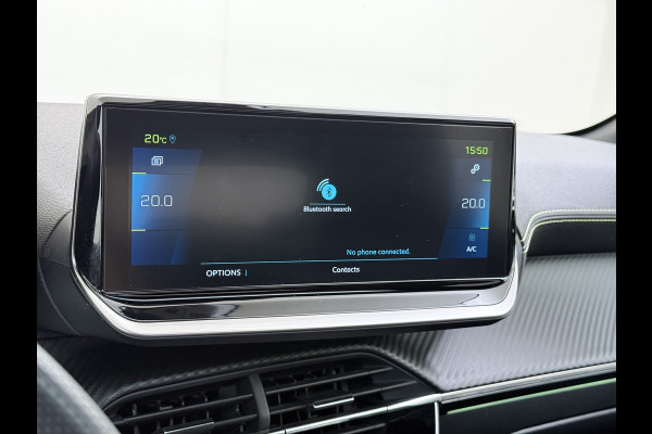 Peugeot e-208 EV GT 350 Panoramadak 360°Camera Navi Ecc Apple Carplay Android Auto Cruise Control Led Pdc Privacy Glas Isofix DAB Bluetooth Lmv 17" Regen-Lichtsensor 1e Eigenaar Origineel Nederlandse Auto
