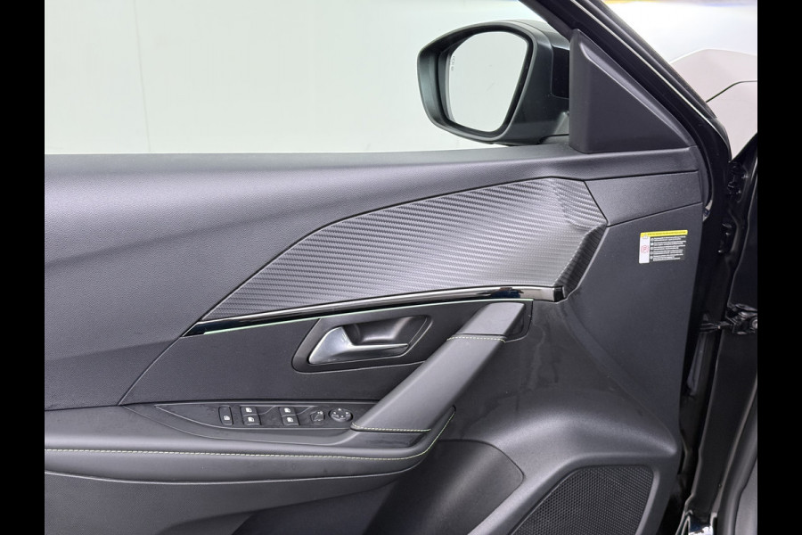 Peugeot e-208 EV GT 350 Panoramadak 360°Camera Navi Ecc Apple Carplay Android Auto Cruise Control Led Pdc Privacy Glas Isofix DAB Bluetooth Lmv 17" Regen-Lichtsensor 1e Eigenaar Origineel Nederlandse Auto