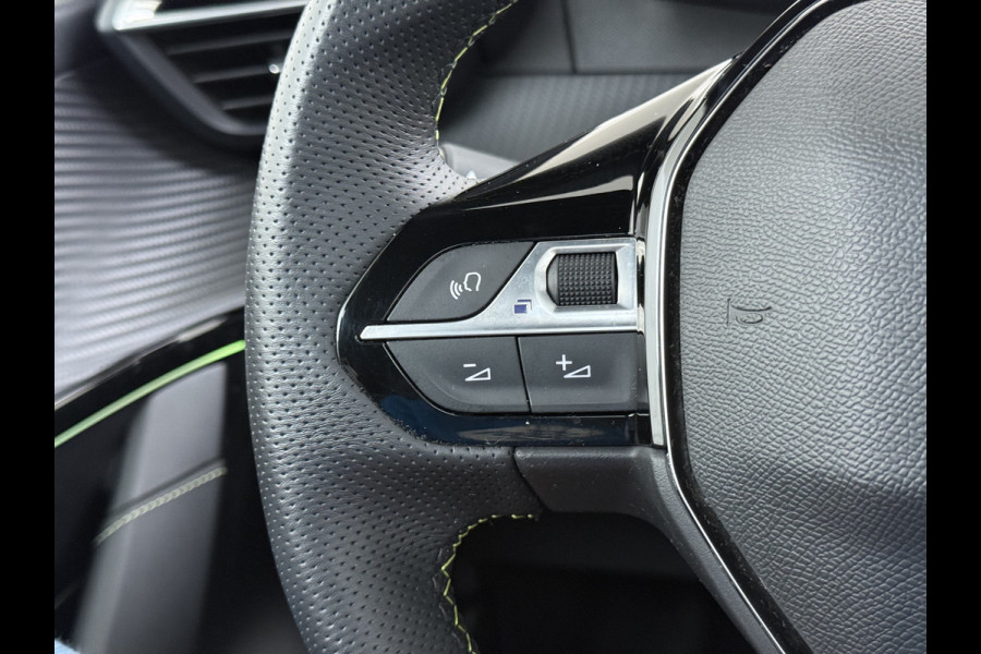 Peugeot e-208 EV GT 350 Panoramadak 360°Camera Navi Ecc Apple Carplay Android Auto Cruise Control Led Pdc Privacy Glas Isofix DAB Bluetooth Lmv 17" Regen-Lichtsensor 1e Eigenaar Origineel Nederlandse Auto