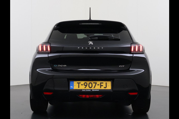 Peugeot e-208 EV GT 350 Panoramadak 360°Camera Navi Ecc Apple Carplay Android Auto Cruise Control Led Pdc Privacy Glas Isofix DAB Bluetooth Lmv 17" Regen-Lichtsensor 1e Eigenaar Origineel Nederlandse Auto