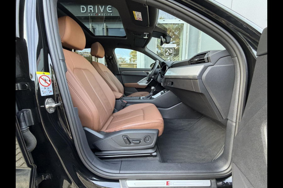 Audi Q3 Sportback 45 TFSI e S-Line |Pano|Leer|Memory|Sfeer|20"|Trekhaak|Optiek Zwart Plus