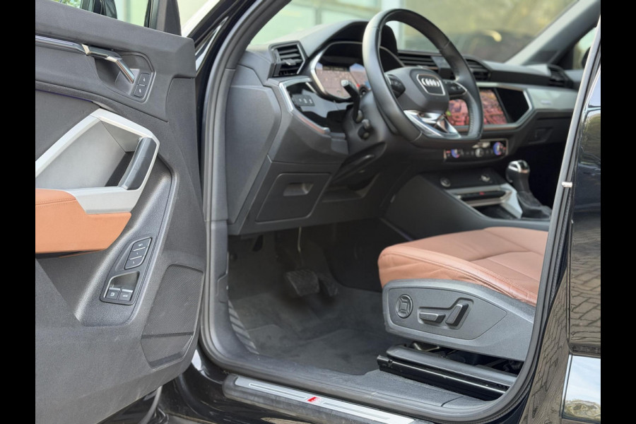 Audi Q3 Sportback 45 TFSI e S-Line |Pano|Leer|Memory|Sfeer|20"|Trekhaak|Optiek Zwart Plus