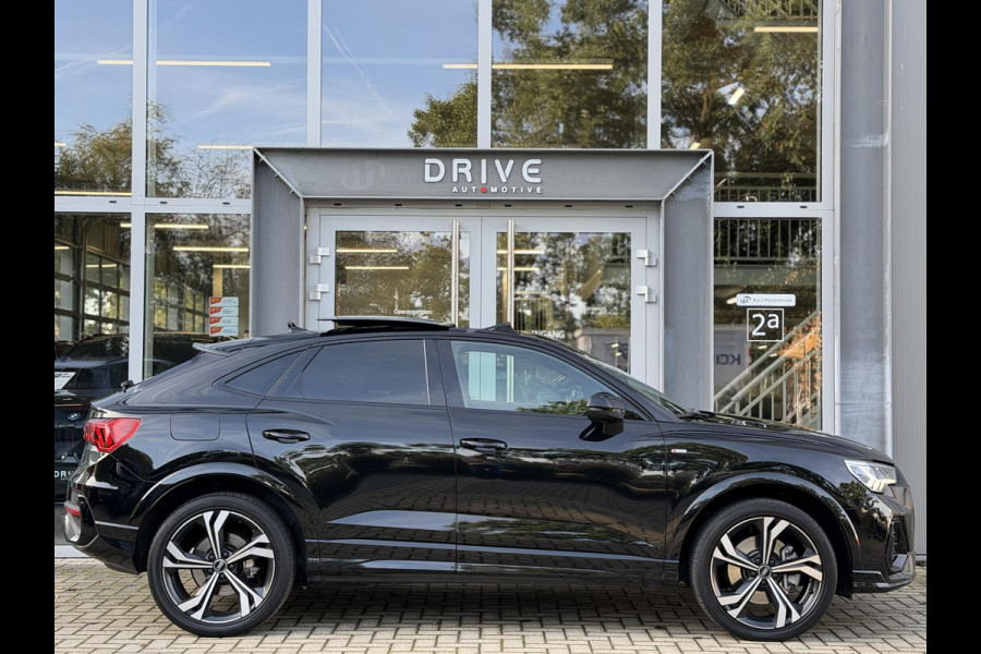 Audi Q3 Sportback 45 TFSI e S-Line |Pano|Leer|Memory|Sfeer|20"|Trekhaak|Optiek Zwart Plus