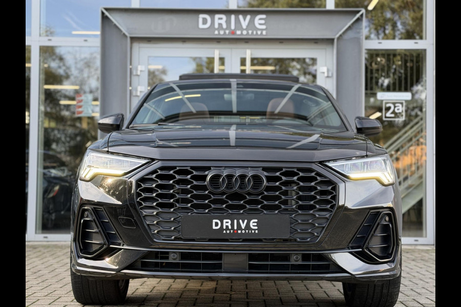 Audi Q3 Sportback 45 TFSI e S-Line |Pano|Leer|Memory|Sfeer|20"|Trekhaak|Optiek Zwart Plus