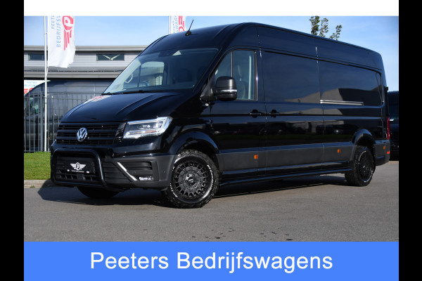 Volkswagen Crafter 35 2.0 TDI L4H3 4Motion Black Edition Full Options! Camera, Adaptieve Cruise, Carplay, 2 x Schuifdeur, LED, Automaat, Dodehoek, Uniek!